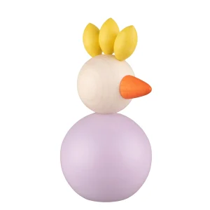 Kukkonen-puufiguuri, 7,5 cm, laventeli