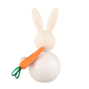 Jänö-figuuri, 8,5 cm, valkoinen