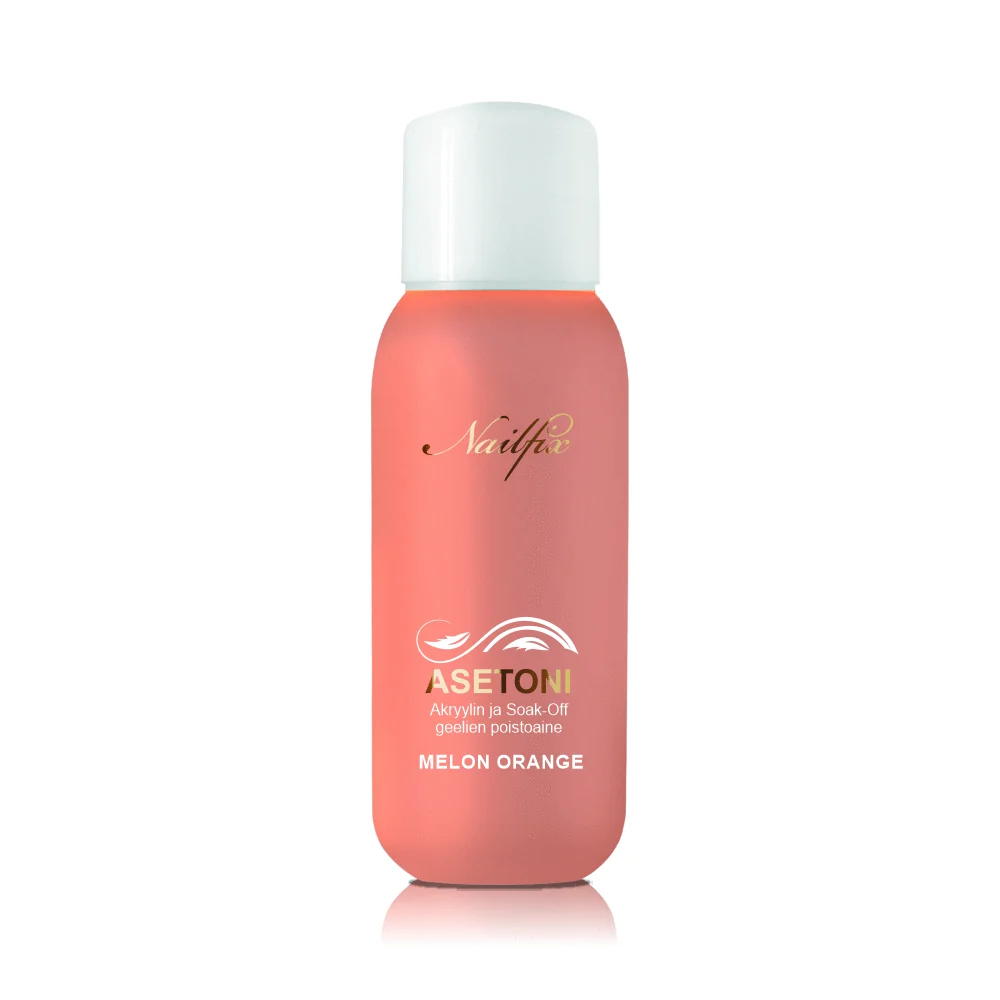 Nailfix Asetoni Poistoaine, Melon Orange 300ml - Image 2